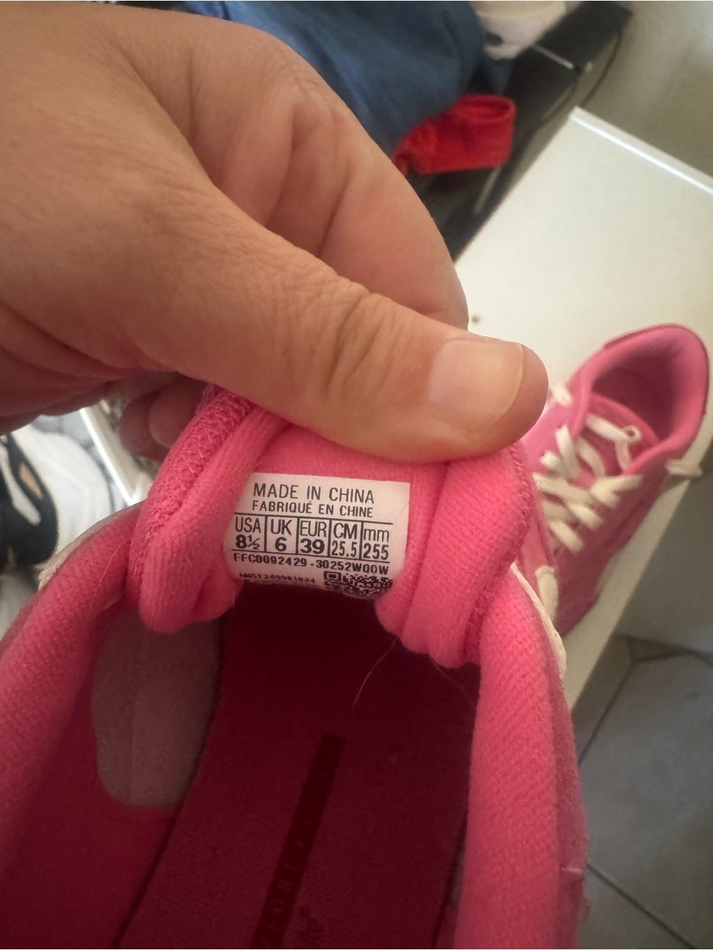 Reebok Women's Pink Suede Lace-Up Sneakers - Picture 4 of 4